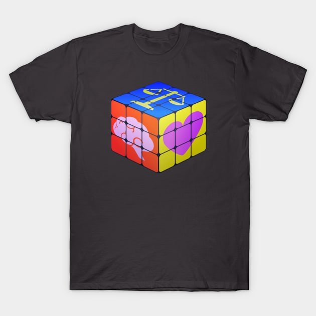 Human Nature Cube T-Shirt by Dirgu